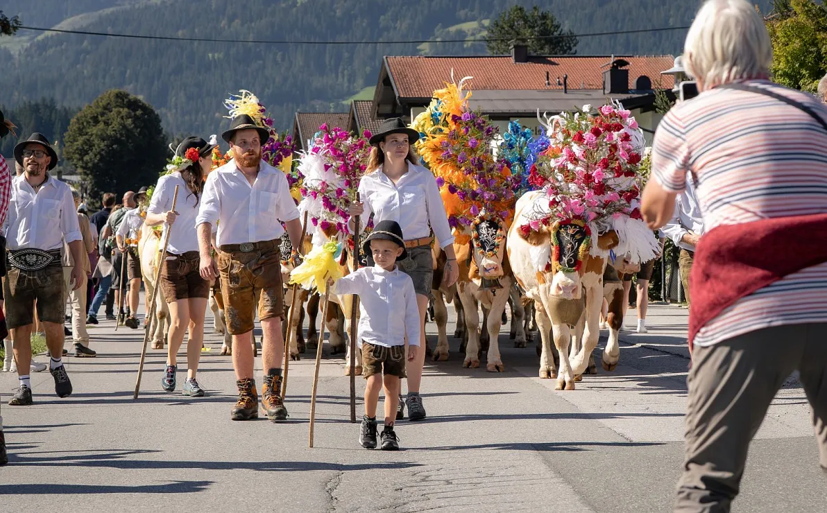 Almabtriebe im Brixental 2026