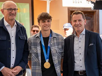 Empfang Olympiasieger Stephan Embacher