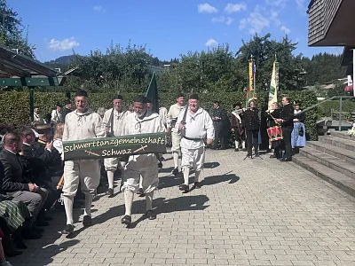 Fahnenweihe Knappschaft Rerobichl Oberndorf