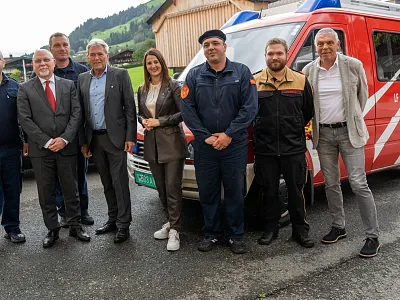 Feuerwehr Autoübergabe Aschau