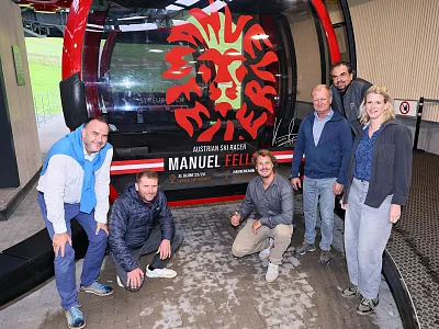 Gondel für Manuel Feller in Fieberbrunn