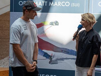 Gondel Hahnenkamm Marco Odermatt