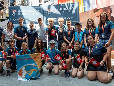 Gondel Hahnenkamm Marco Odermatt