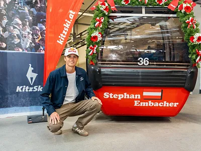 Hahnenkamm-Gondel für Stephan Embacher