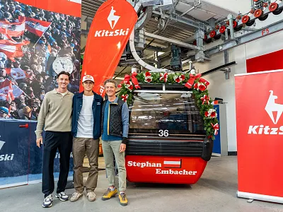 Hahnenkamm-Gondel für Stephan Embacher