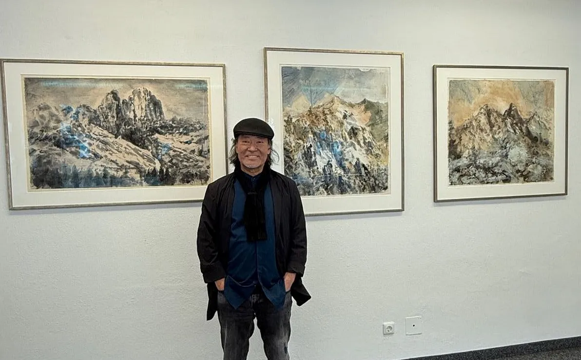 Jixin Wang - der chinesische Künstler lebt  in Saafelden und Leogang