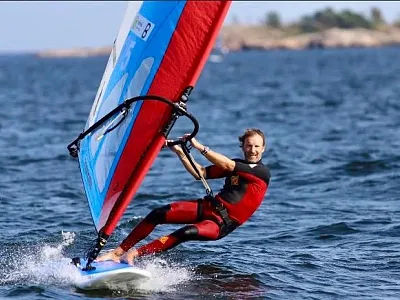 Seppi Salvenmoser Windsurfen