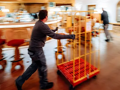 © Leni Harrer Stanglwirt Aufbau Weisswurstparty