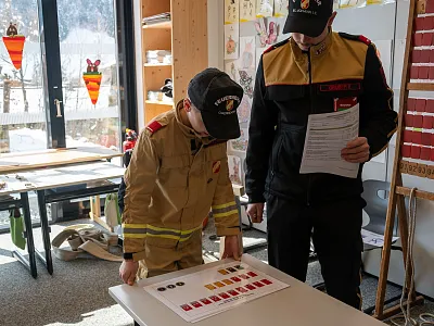 Wissenstest der Feuerwehrjugend der Bezirke Kitzbühel und Lienz in Going