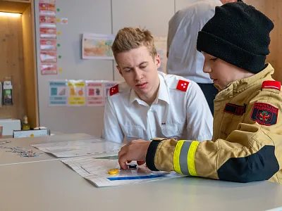 Wissenstest der Feuerwehrjugend der Bezirke Kitzbühel und Lienz in Going