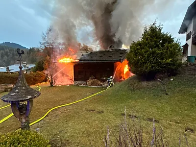 Wohnhausbrand im Ortsteil Vordergrub