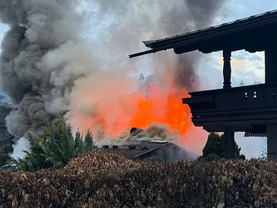 Wohnhausbrand im Ortsteil Vordergrub