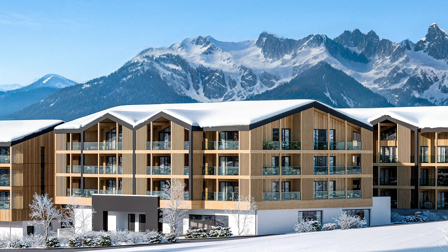 a_Rendering_Bergresort Pillersee_Ansicht