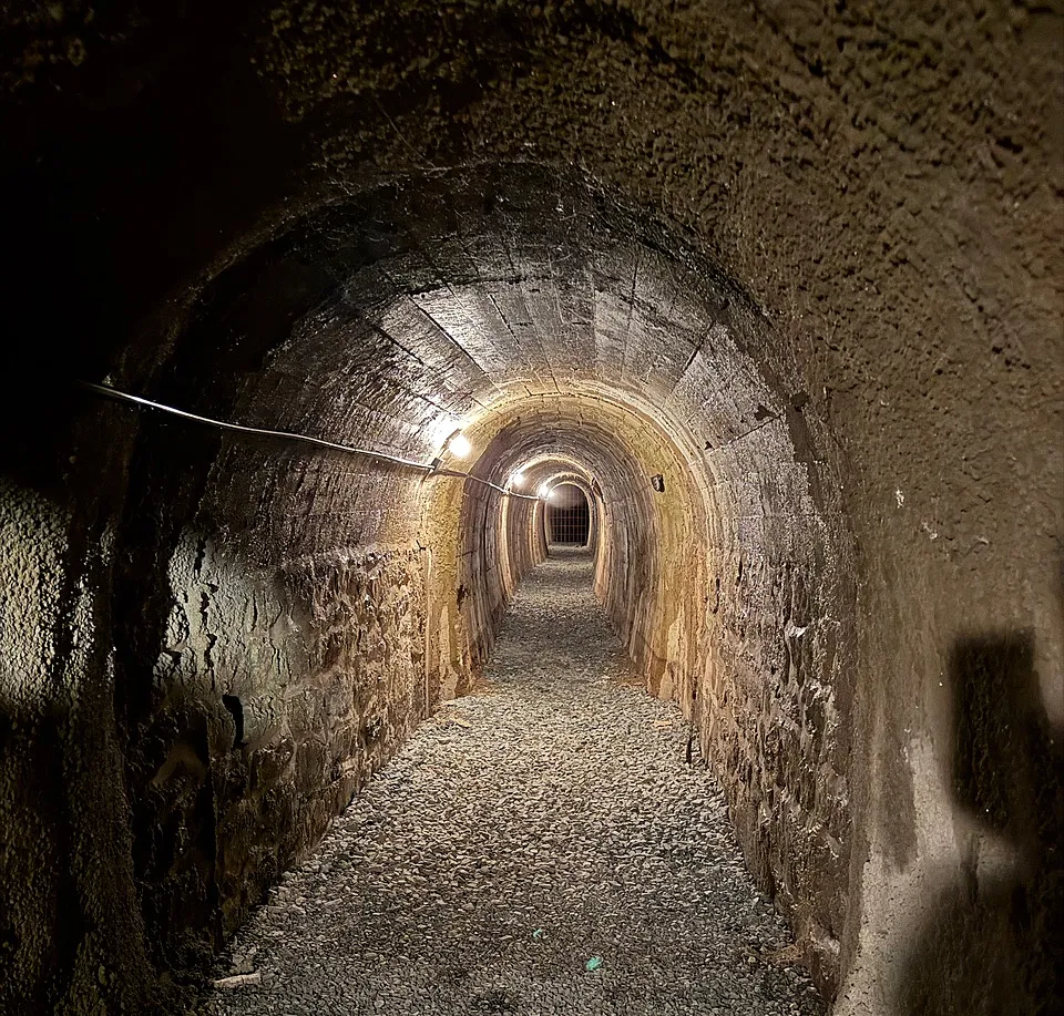 Blick in den Johann Anton Stollen