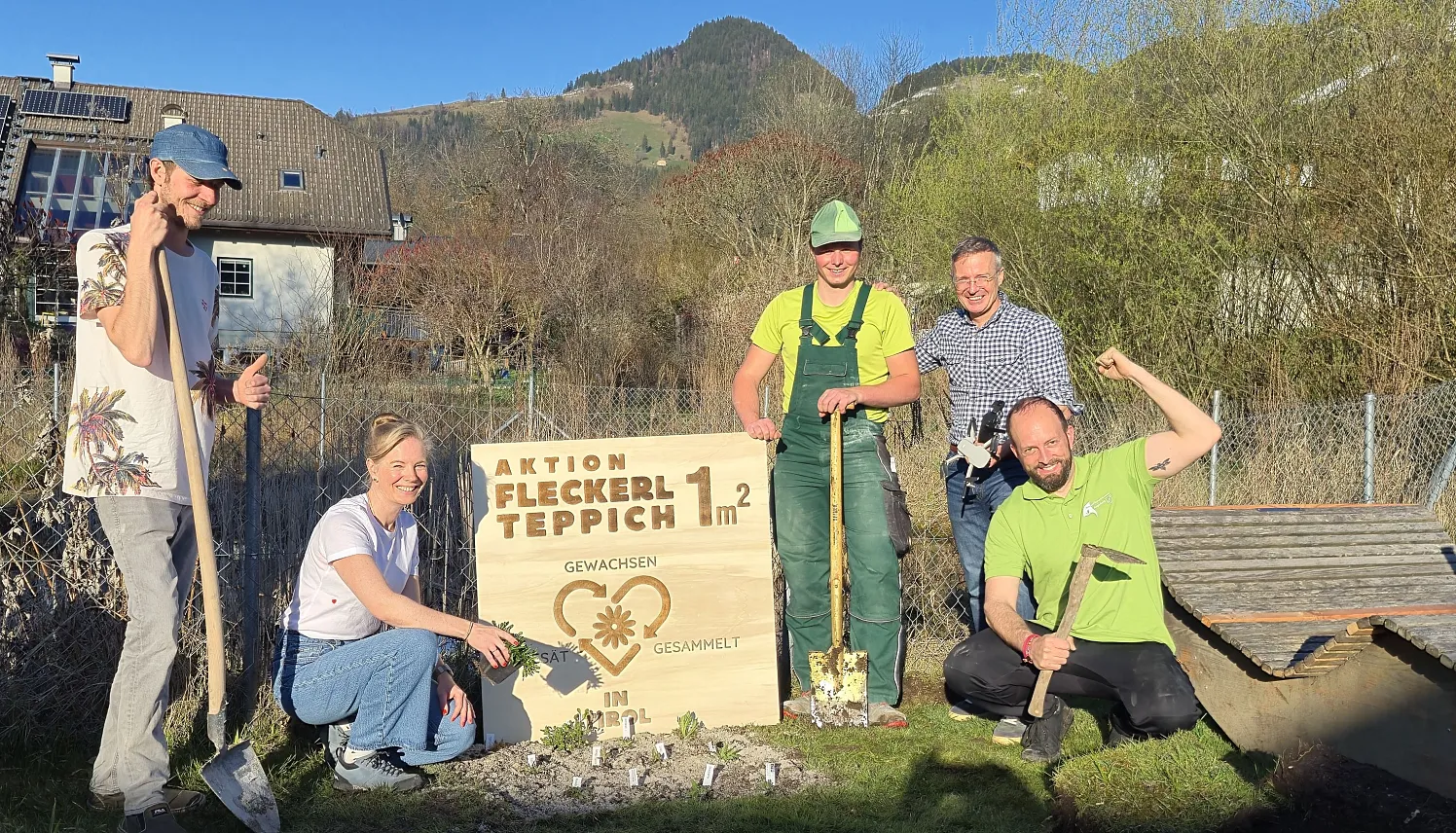 Das erste Fleckerl in Itter lw