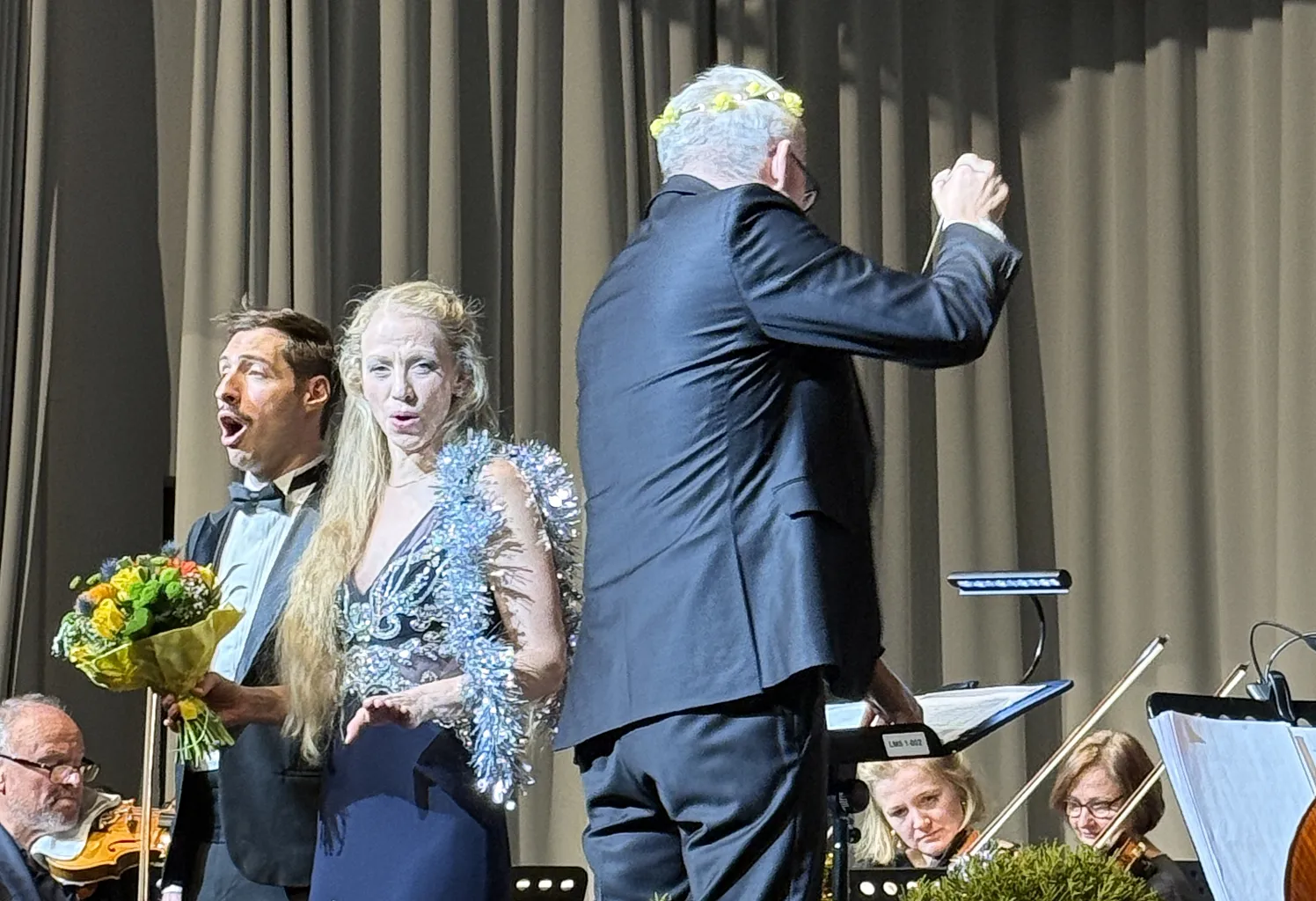 Die beiden Sänger Martin Lechleitner und Martina Fender überzeugten nicht nur mit ihre r Stimme