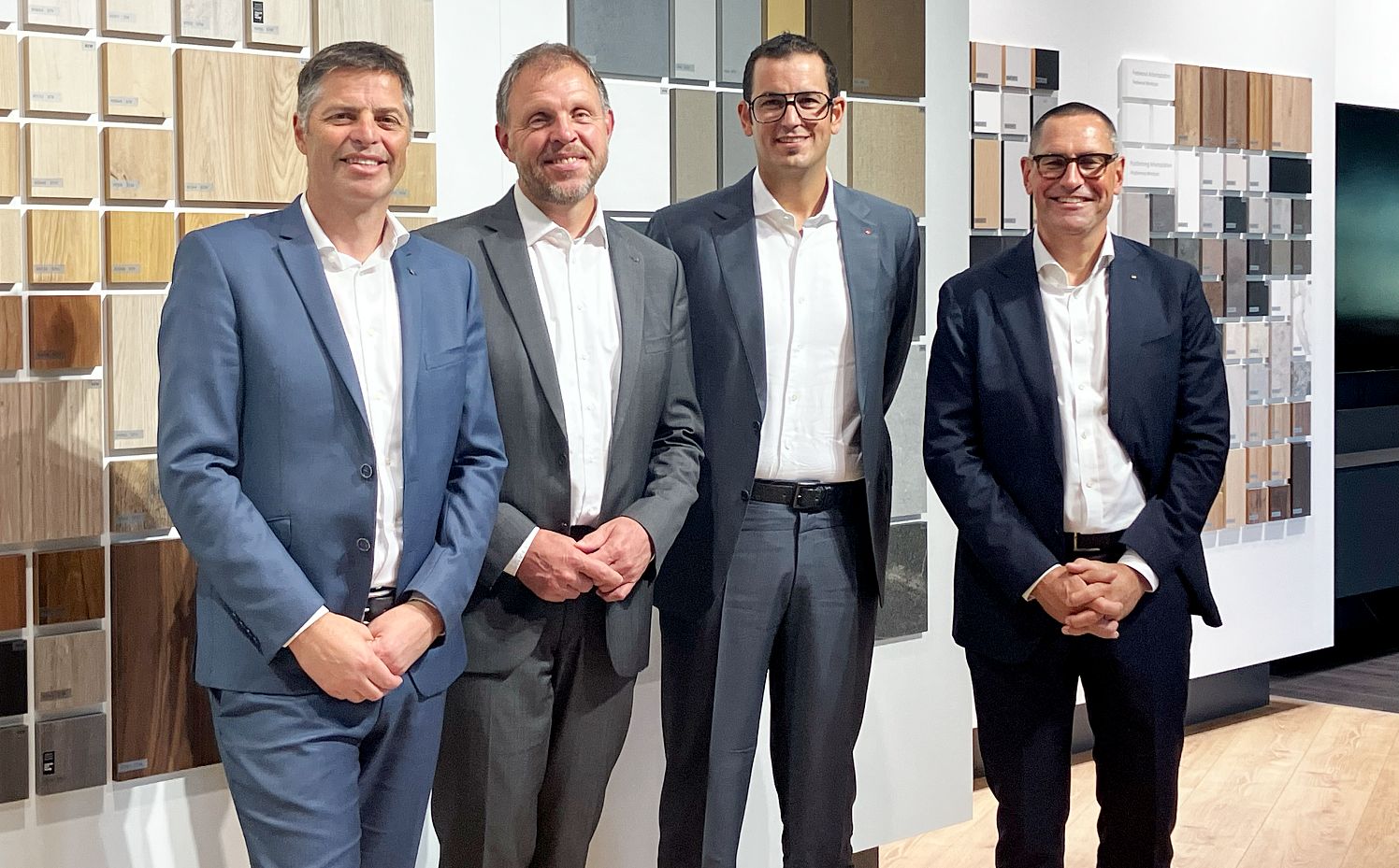 Die Gruppenleitung rund um Thomas Leissing, Frank Bölling, Michael Egger jun