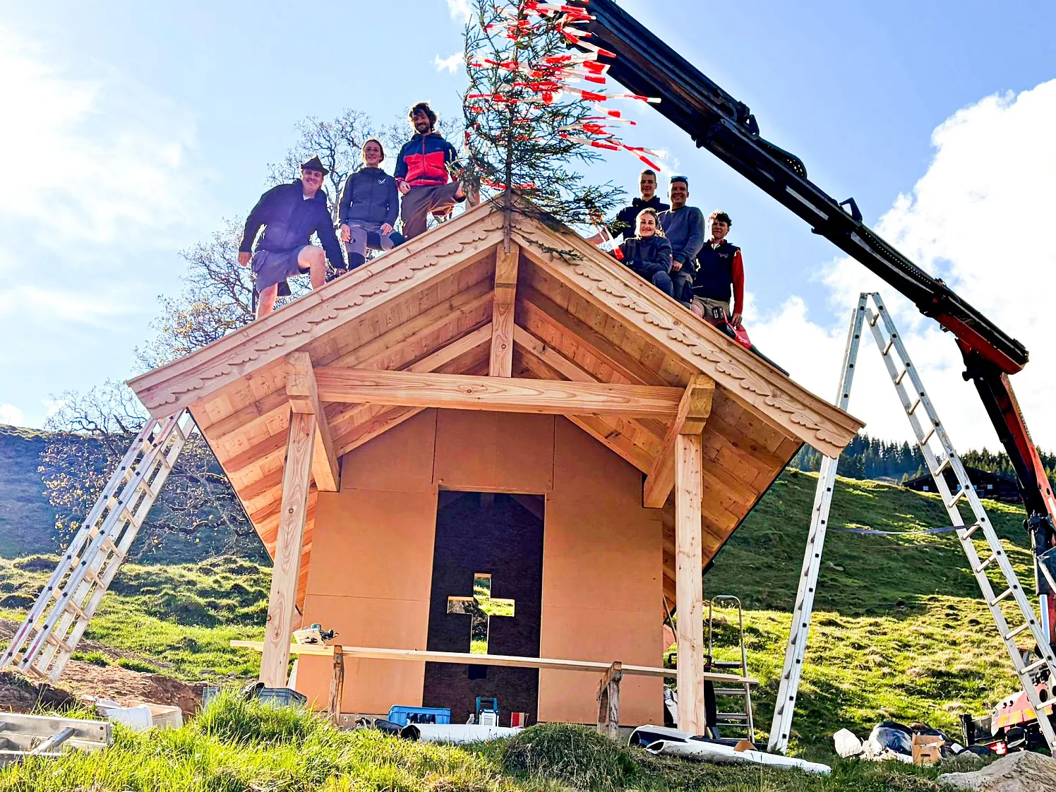 Eine eigene Kapelle gebaut