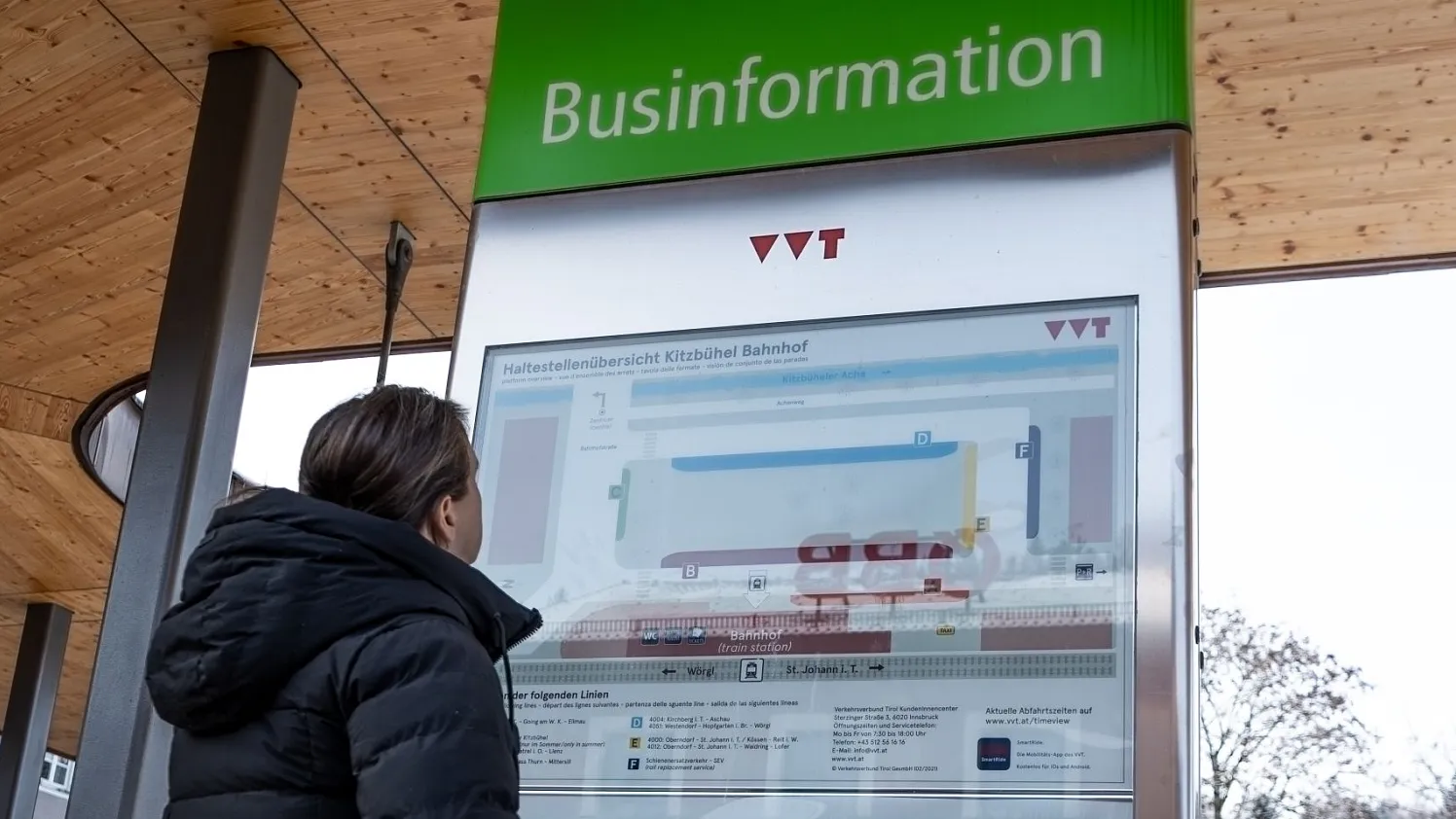 Fahrplancheck Hauptbahnhof Kitzbühel