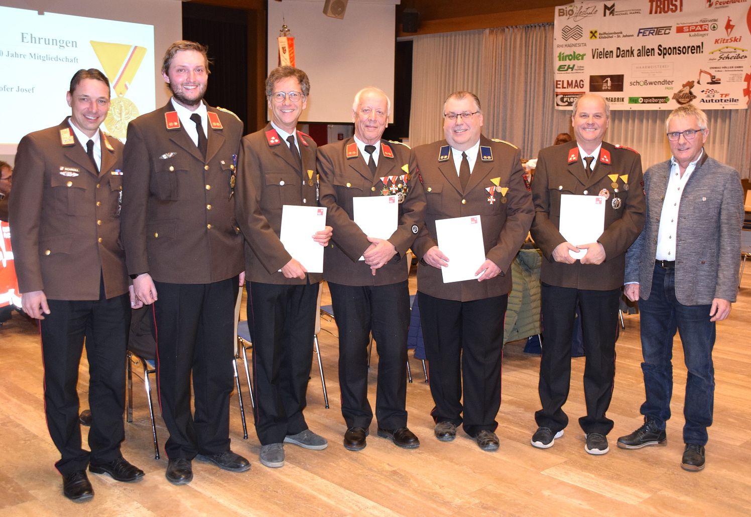 Feuerwehr Hochfilzen Ehrungen 25