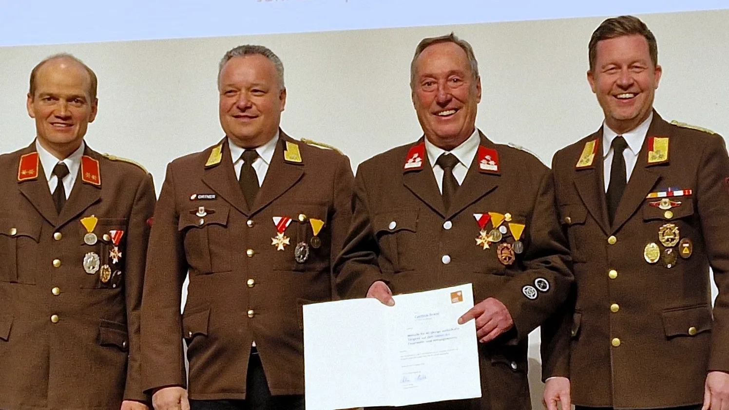 FF St Ulrich und Flecken Ehrung