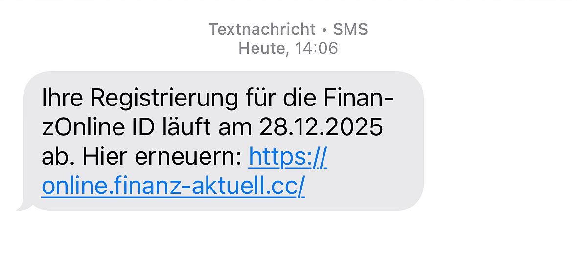 Finanz Online Spam