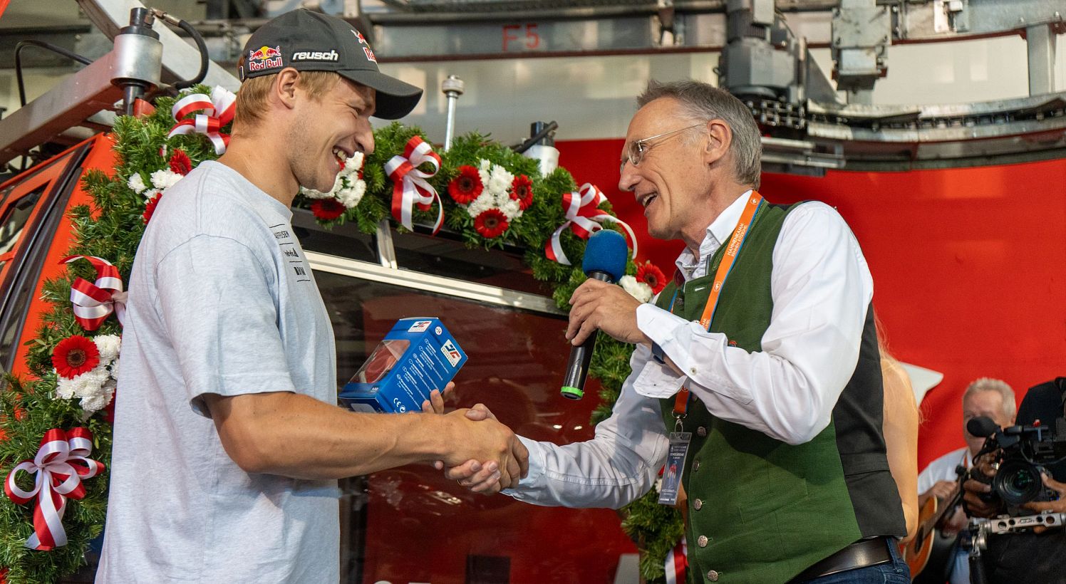 Gondel Hahnenkamm Marco Odermatt