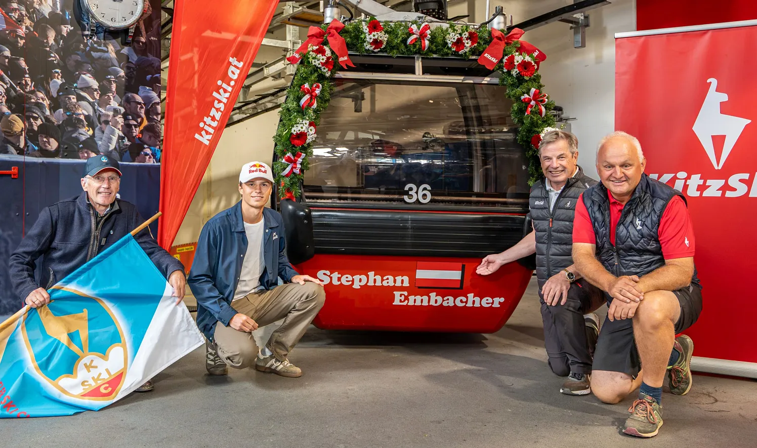 Hahnenkamm-Gondel für Stephan Embacher