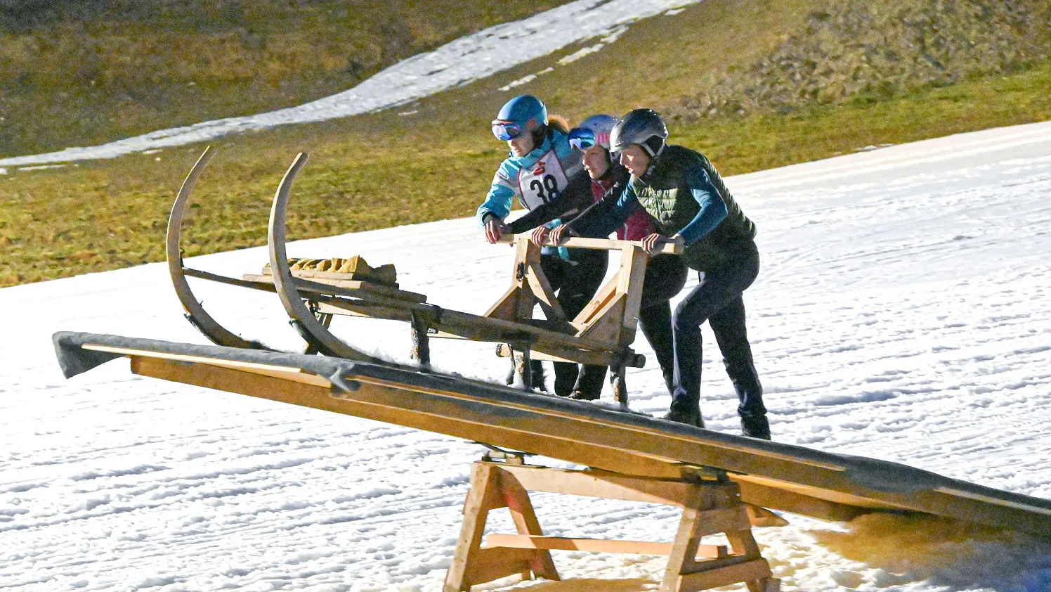 Hornschlittenrennen