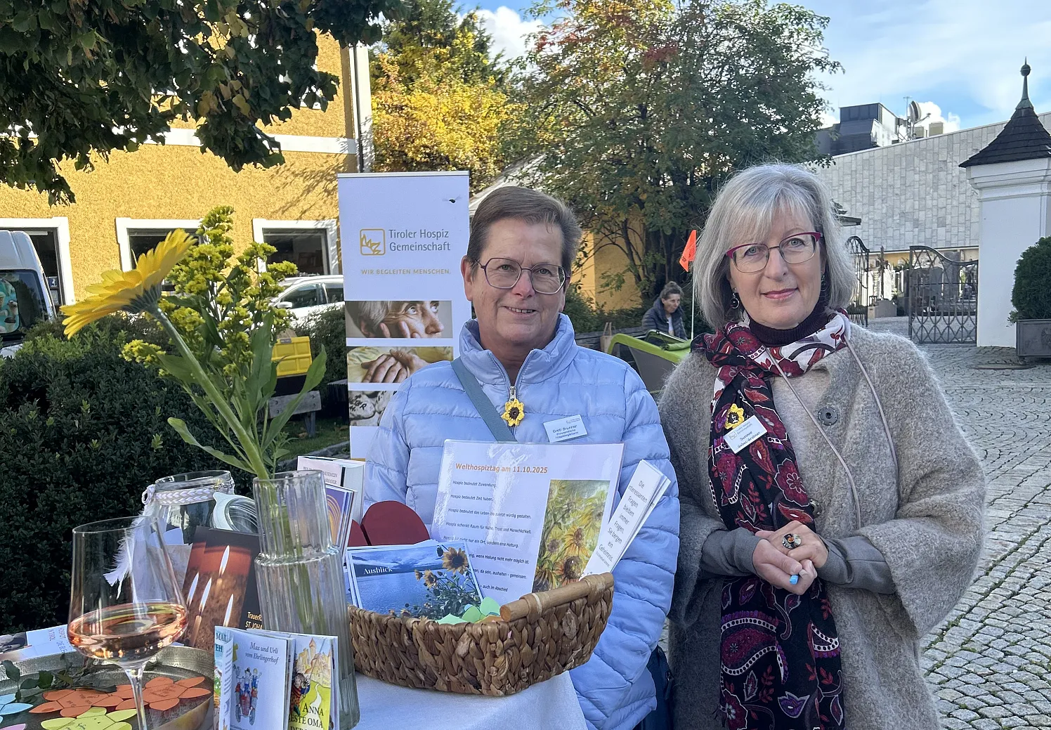 Hospizbegleiterinnen Greti Brunner und 
Susanne Gobec-Grabner