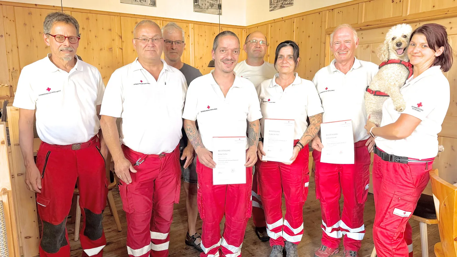 Hundeführer des RK Bezirk Kufstein_Rotes Kreuz