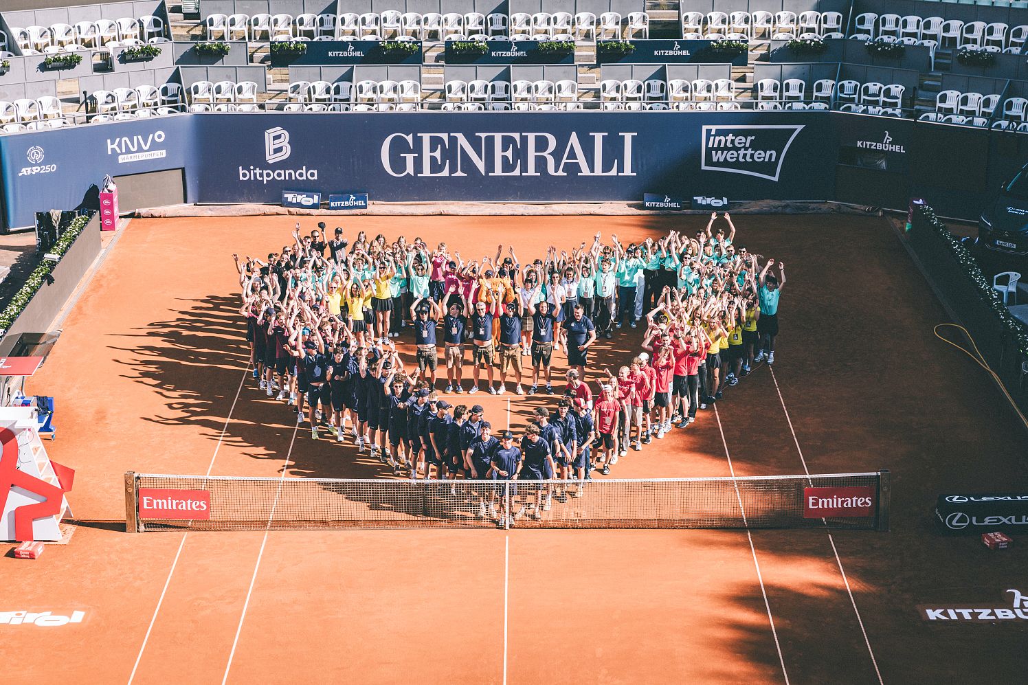 Insgesamt 450 Mitarbeiter sorgten während der Turnierwoche für einen reibungslosen Ablauf