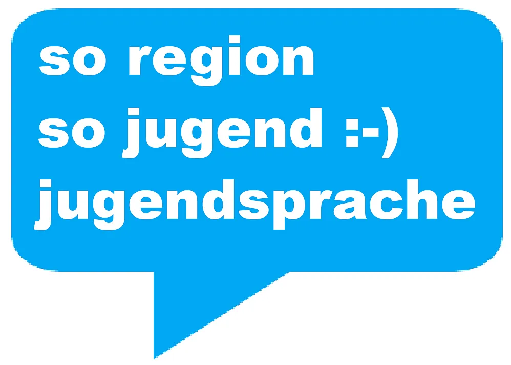 Jugendsprache Logo Sprechblase