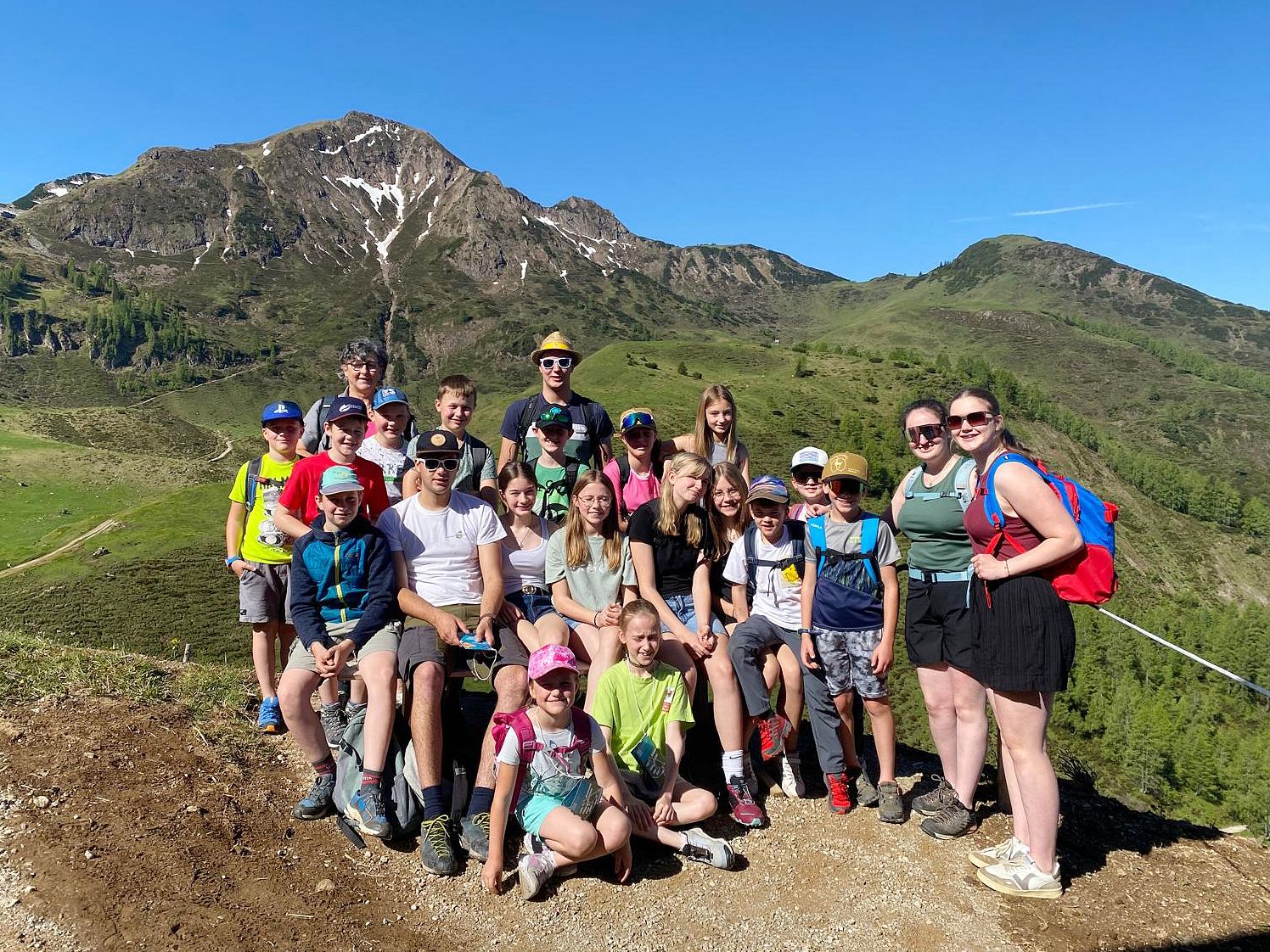 Kinder der Trachtengruppe machten einen Ausflug