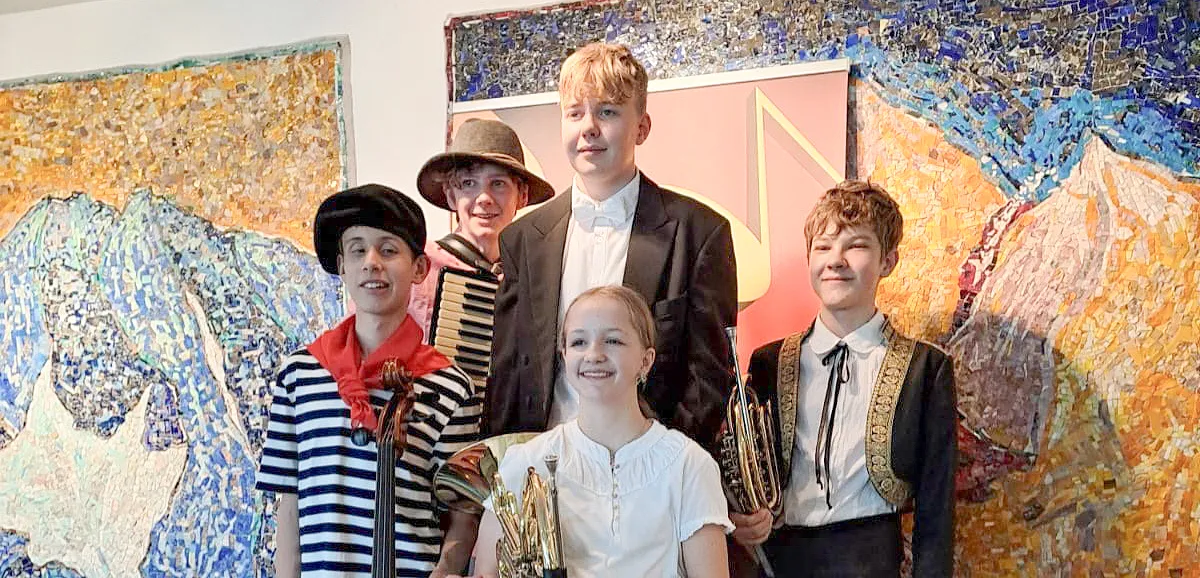 a_LMS StJohann_Ensemble Akklahornello, Jakob Strasser, Benedikt Mallaun, David Fischer, Franka Nestler, Raphael Fabi _13_2025