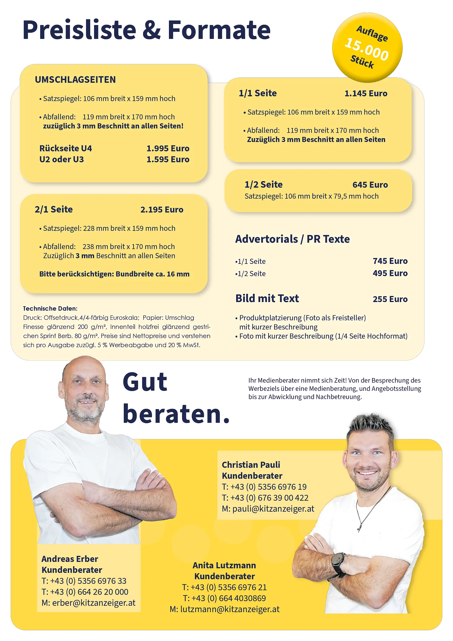 Mediadaten Servus Kitzbühel 2025