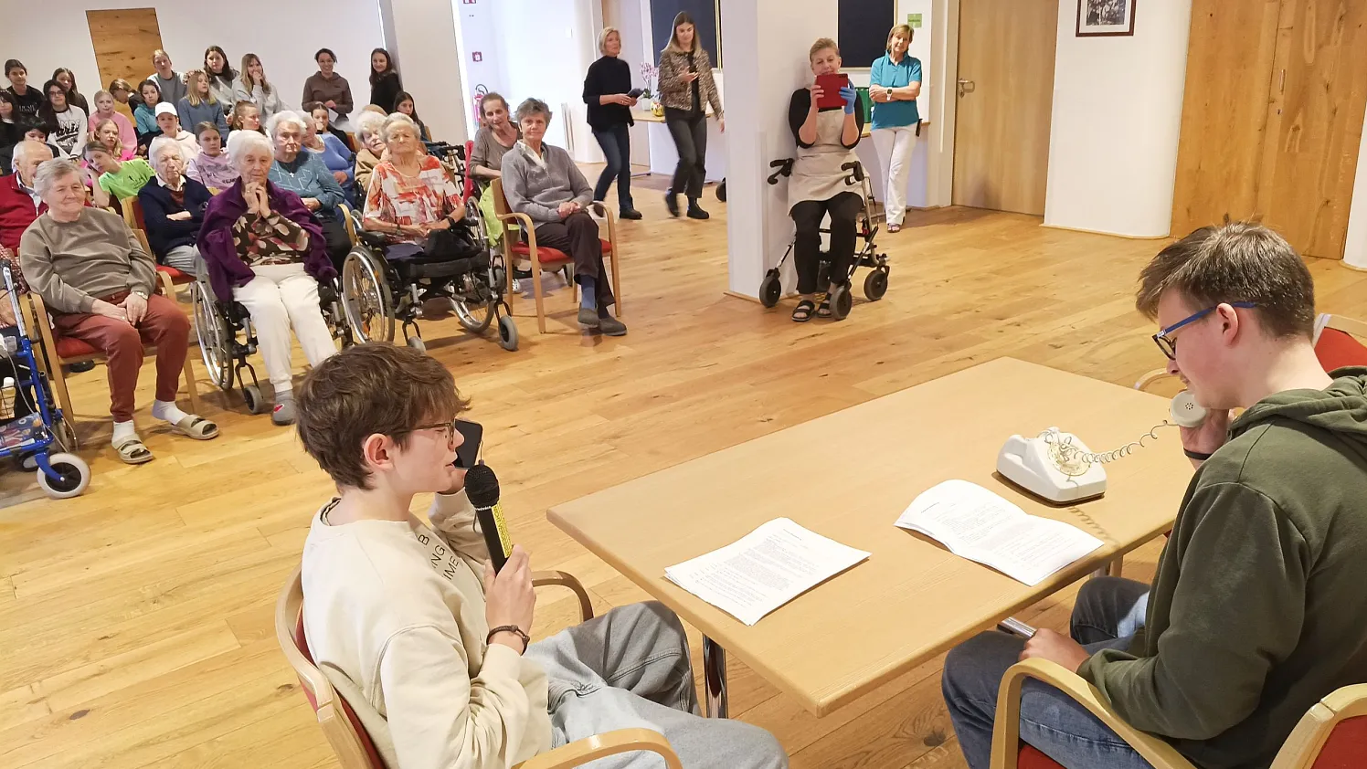 Schüler der MS1 St. Johann am Vorlesetag