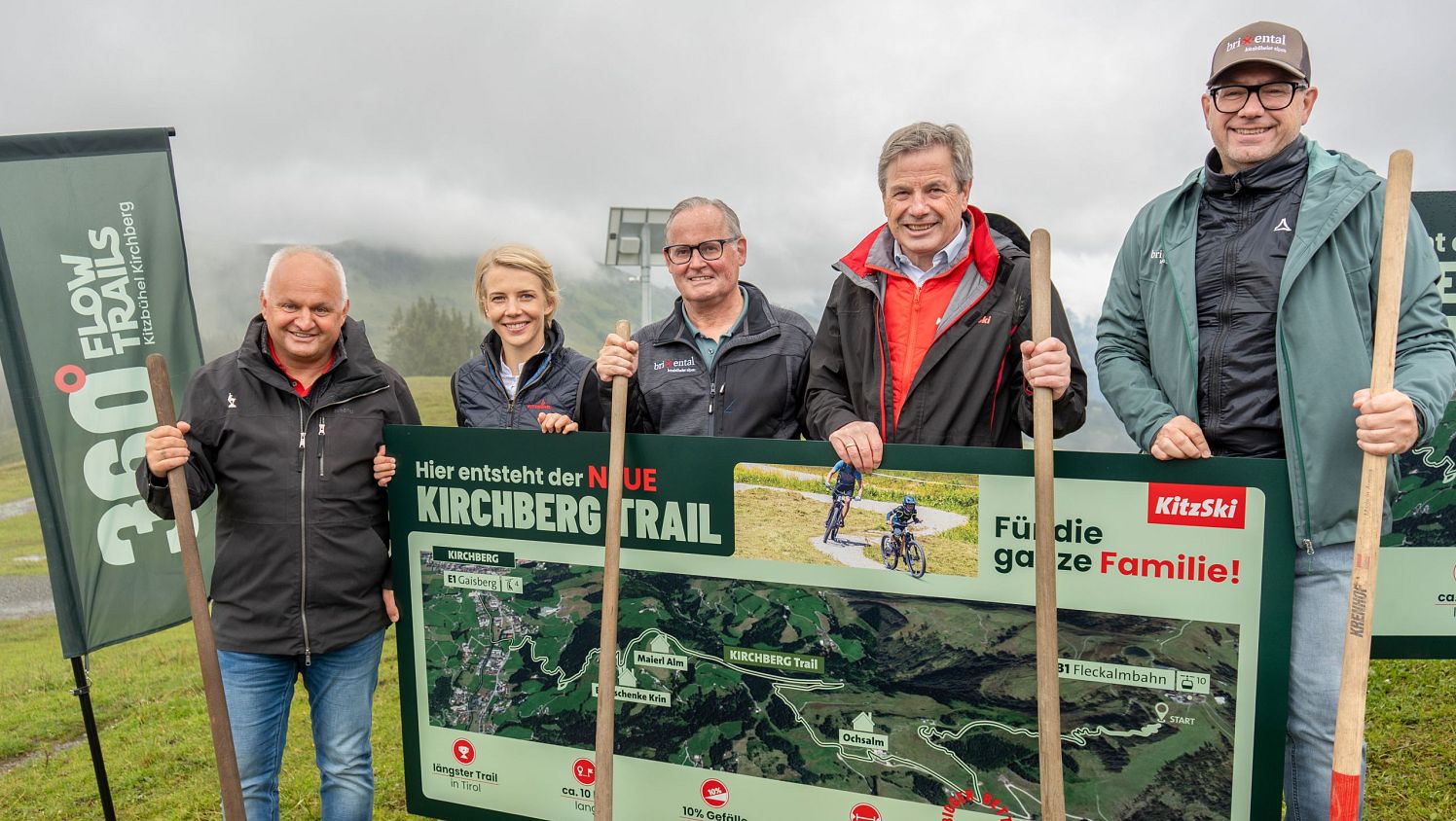 Spatenstich Kirchberg Trail