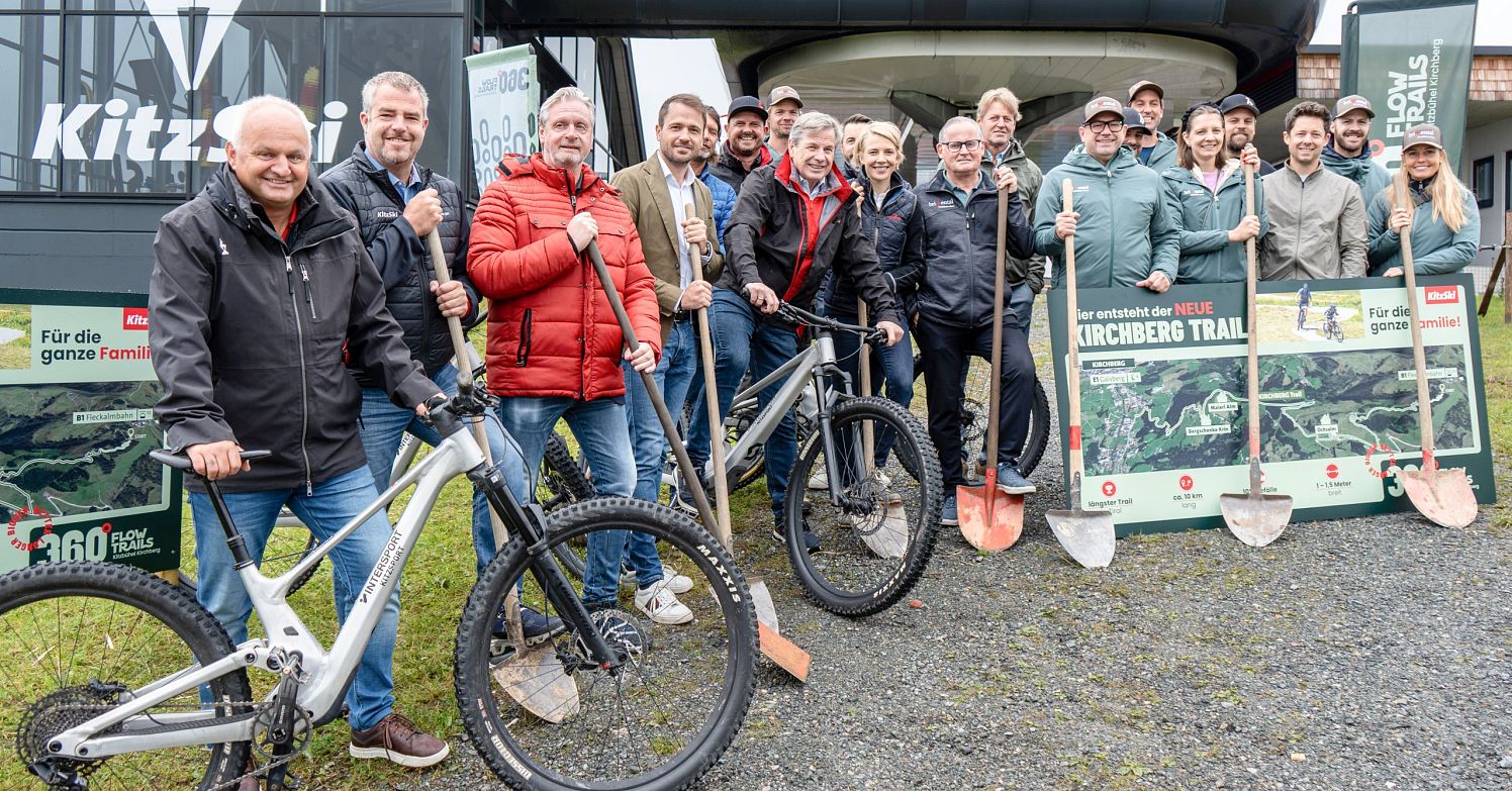 Spatenstich Kirchberg Trail