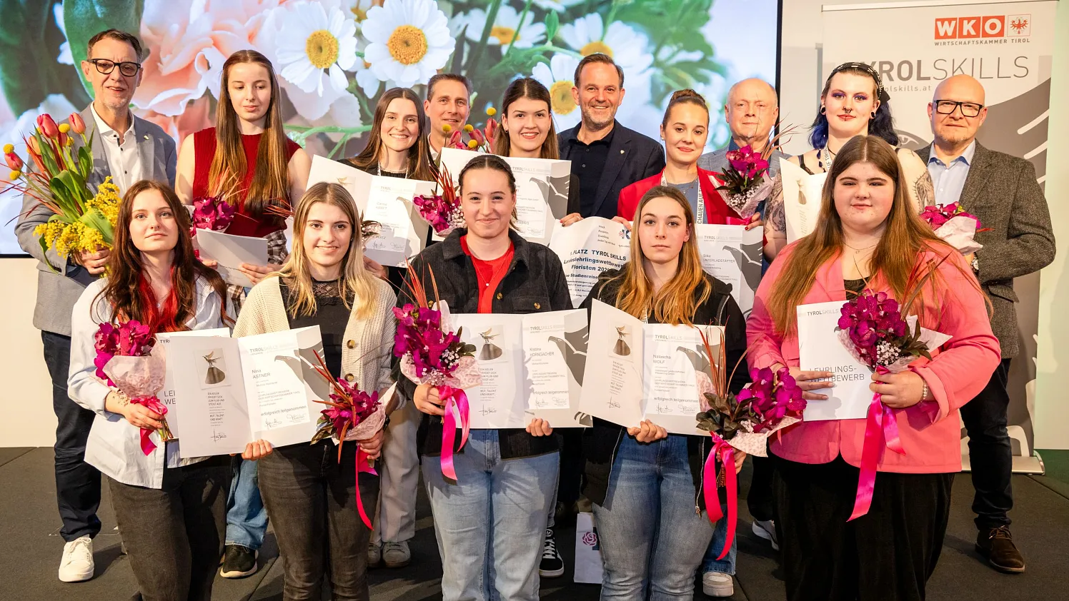 Tyrol Skills Siegerinnen Floristik