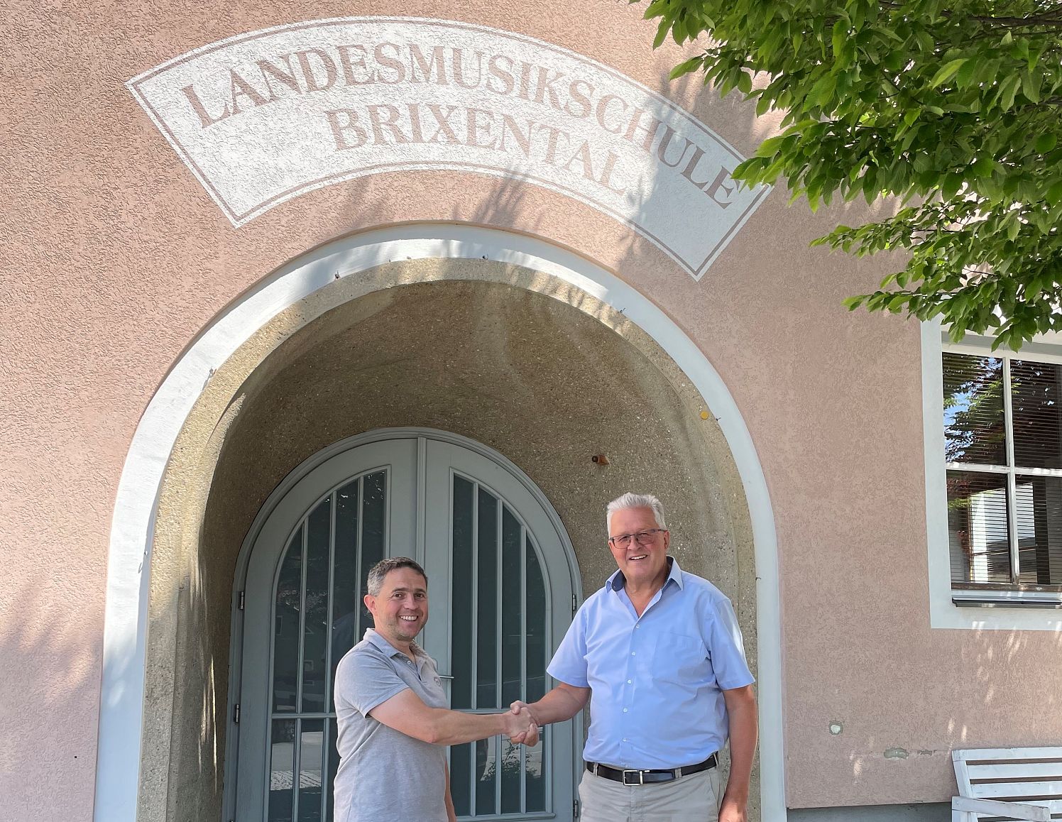 Übergabe der Musikschulleitung an Mag. Christian Egger u. Dir.  Sepp Gandler