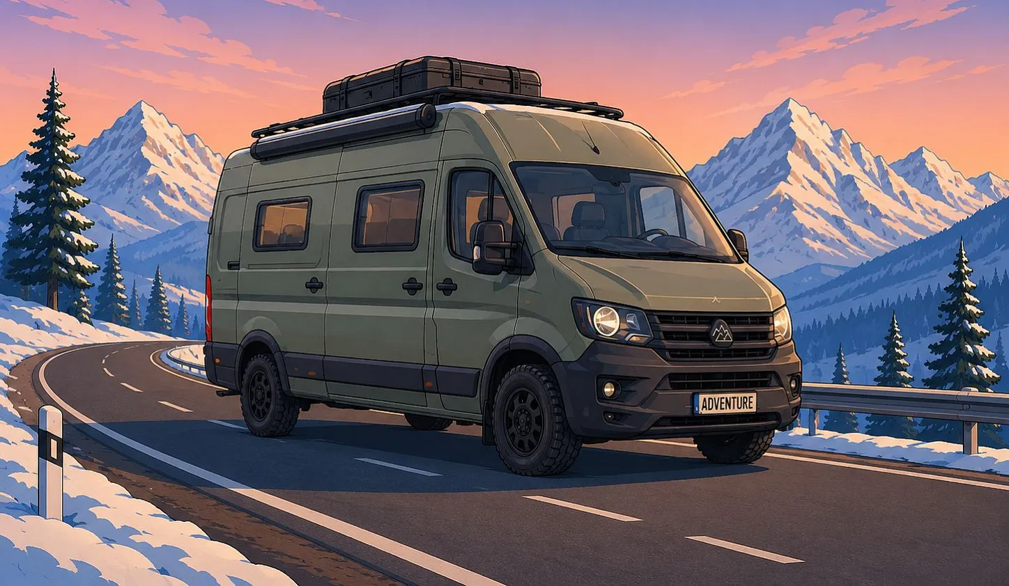 Wintercamping Symbolbild