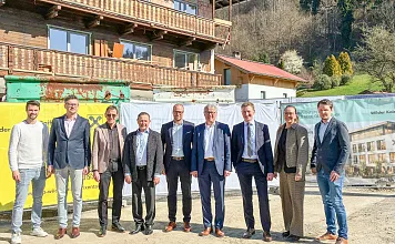 Raiffeisen Bankzentrale in Hopfgarten Spatenstich