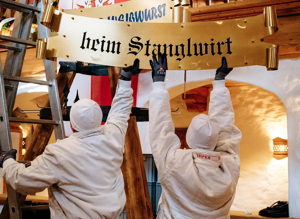 Stanglwirt-Aufbau-Weisswurstparty