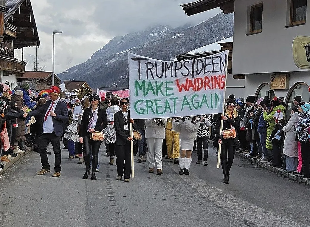 Fasching Waidring Trump