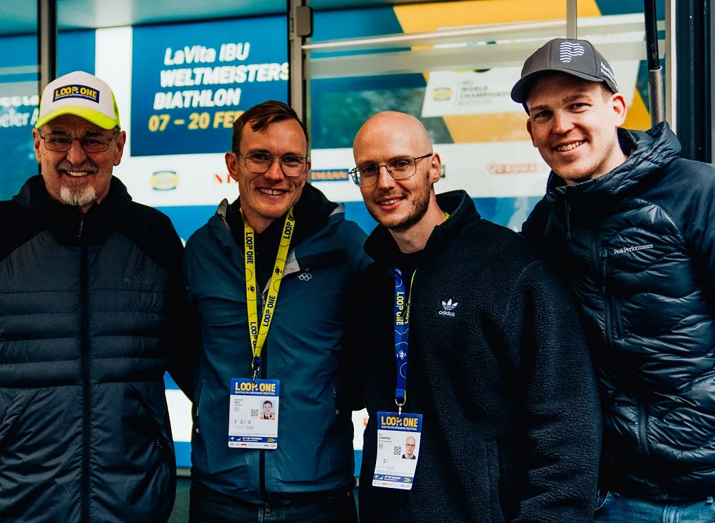 Franz Berger, Benedikt Doll, Ron
Schieffer und Christof Willms