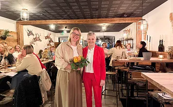 Frau in der Wirtschaft Treffen