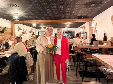 Frau in der Wirtschaft Treffen