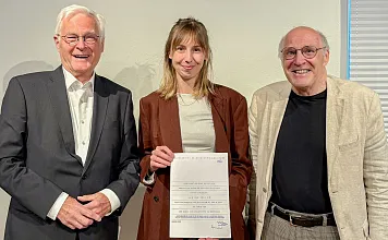Goldschmidt-Preis Gert Ammann Preistraegerin Janine Weger Guenther Dankl