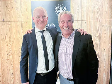 Hypo Jubiläum 40 Jahre GL Franz Aufschnaiter und Hans Spieglmayr